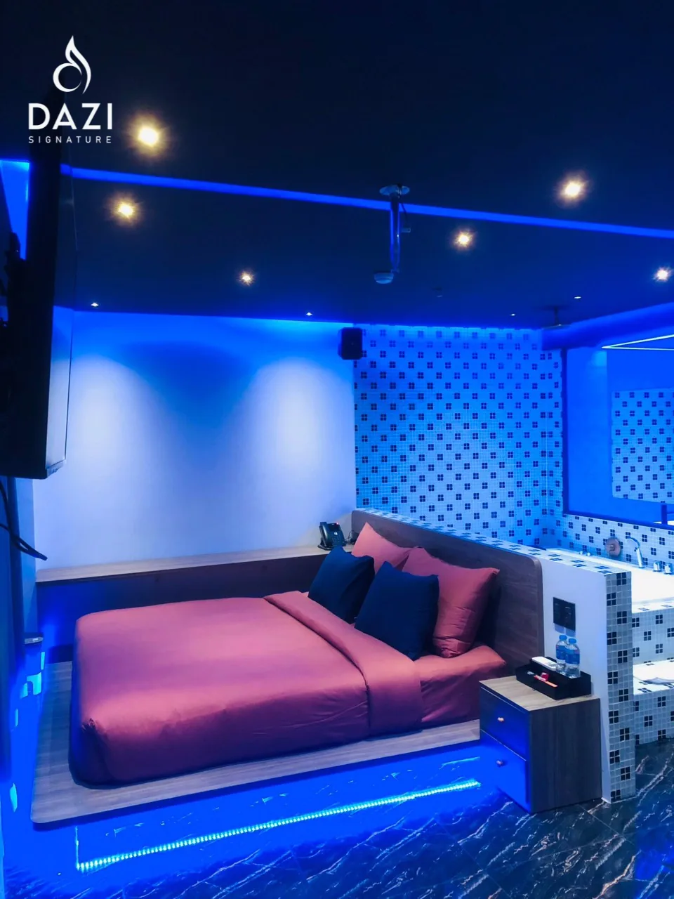 Phòng Cinema Room tại Dazi Signature Bến Thành