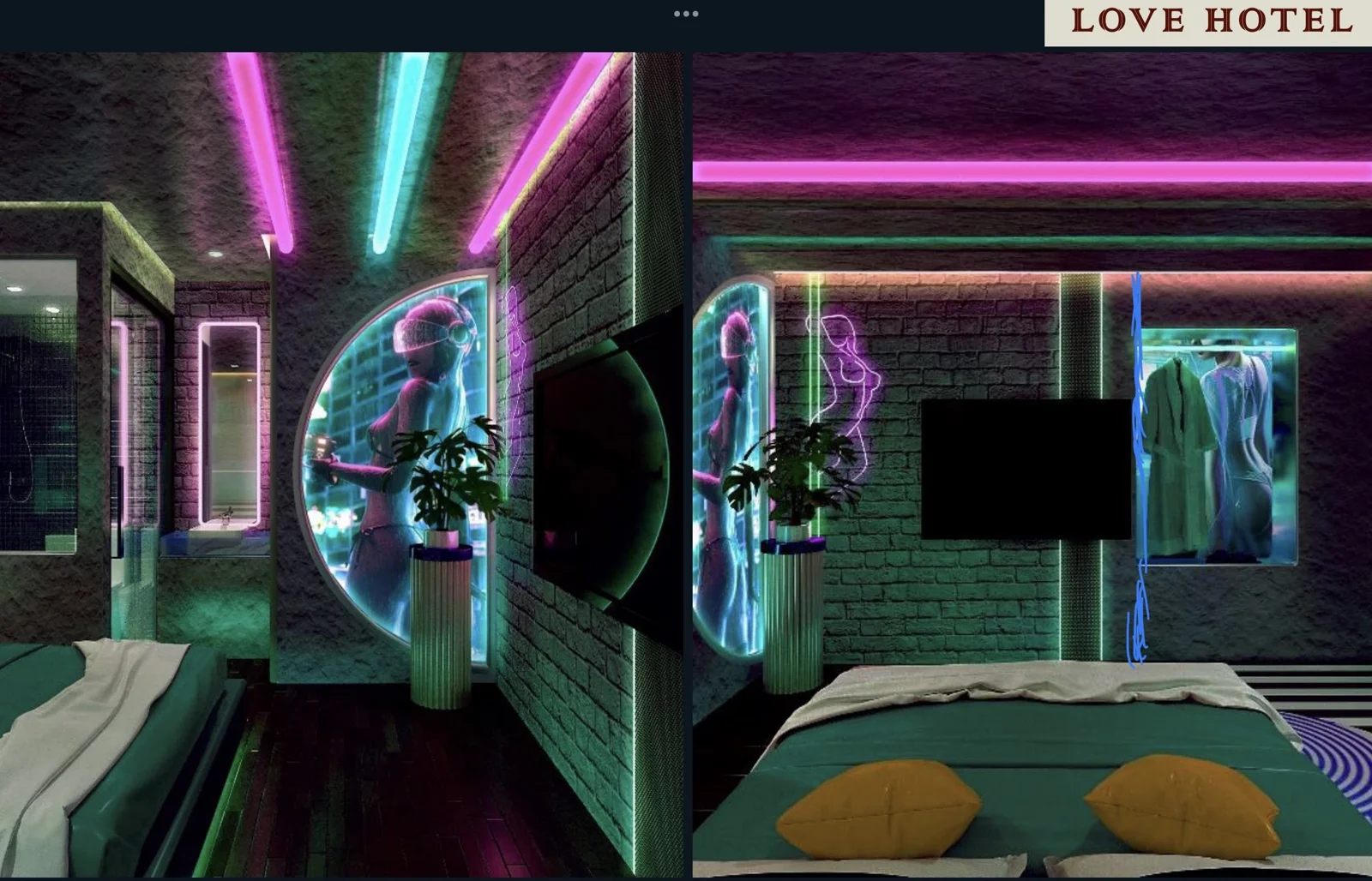 Neon Room - view 2