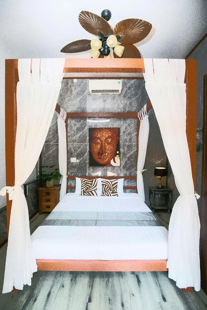 Phòng ngủ tại Dazi Retreat Huế