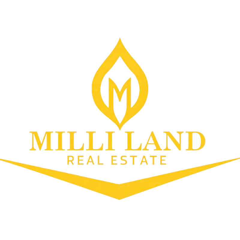 Logo vàng Milli Land Real Estate